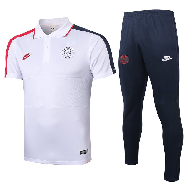 Conjunto de Treino do PSG 2020/21 Camisa Polo e Calça de Treino