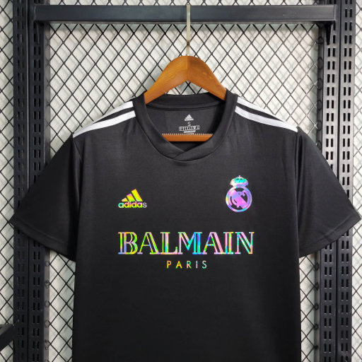 Camisa Real Madrid X Balmain 2023/24 Concept Preta