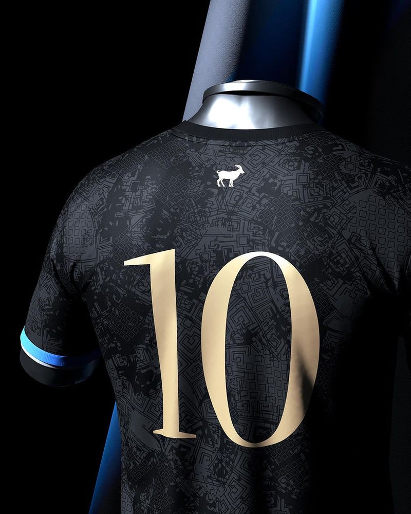 Camisa La Pulga Messi 10 Preta commafootball - 2023/2024