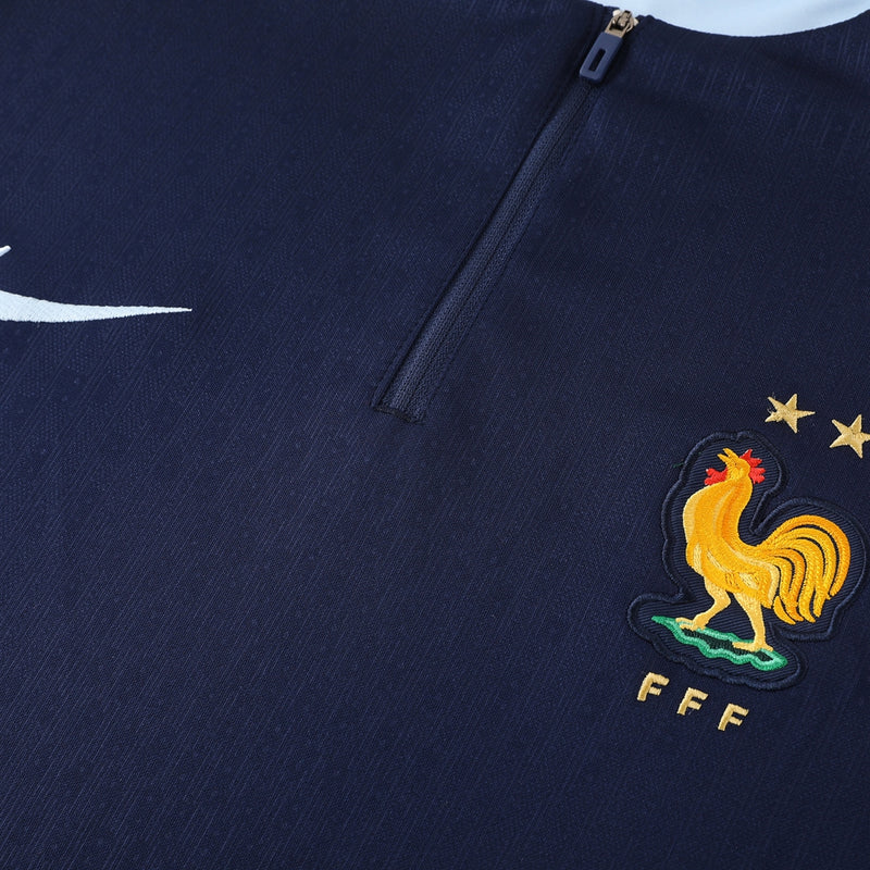 Kit de Treino França 2024/25 Meio Zíper