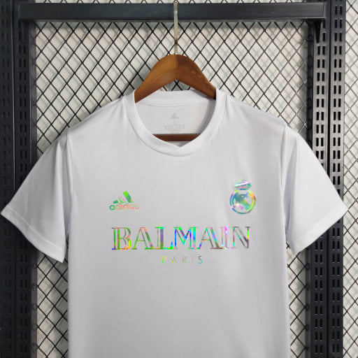 Camisa Real Madrid X Balmain 2023/24 Concept Branca