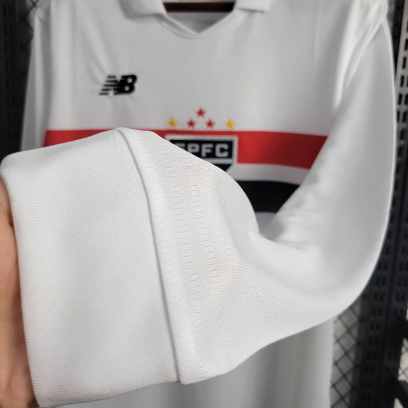 Camisa Manga Longa do São Paulo 2024/25 Home