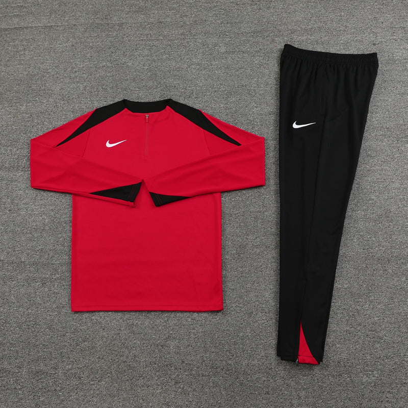 Conjunto Nike dri-Fit Vermelho x Preto