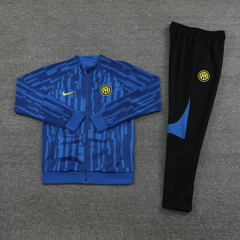 Conjunto Agasalho de Treino Inter de Milan 2023/24 Zíper Longo