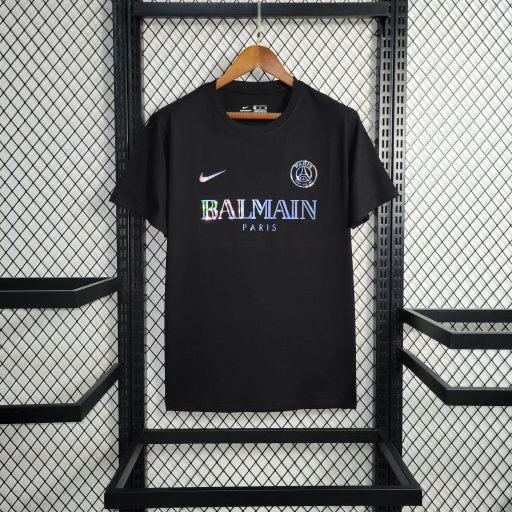 Camisa PSG X Balmain 2023/24 Preta