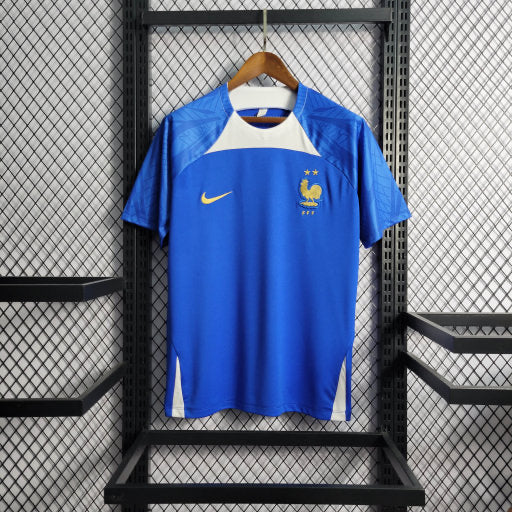 Camisa de Treino da França 2022/23 Azul