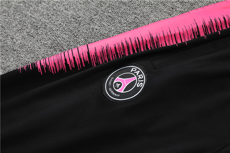 Kit de Treino PSG 2018/19 Meio Zíper Rosa