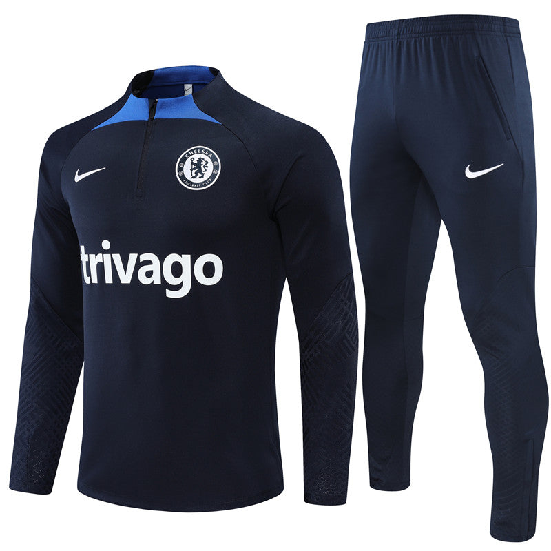 Kit de Treino Chelsea 2022/23 Meio Zíper