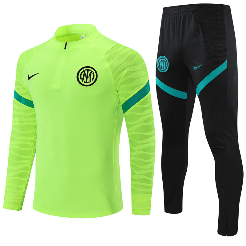 Kit de Treino Inter de Milão 2021/22 Meio Zíper