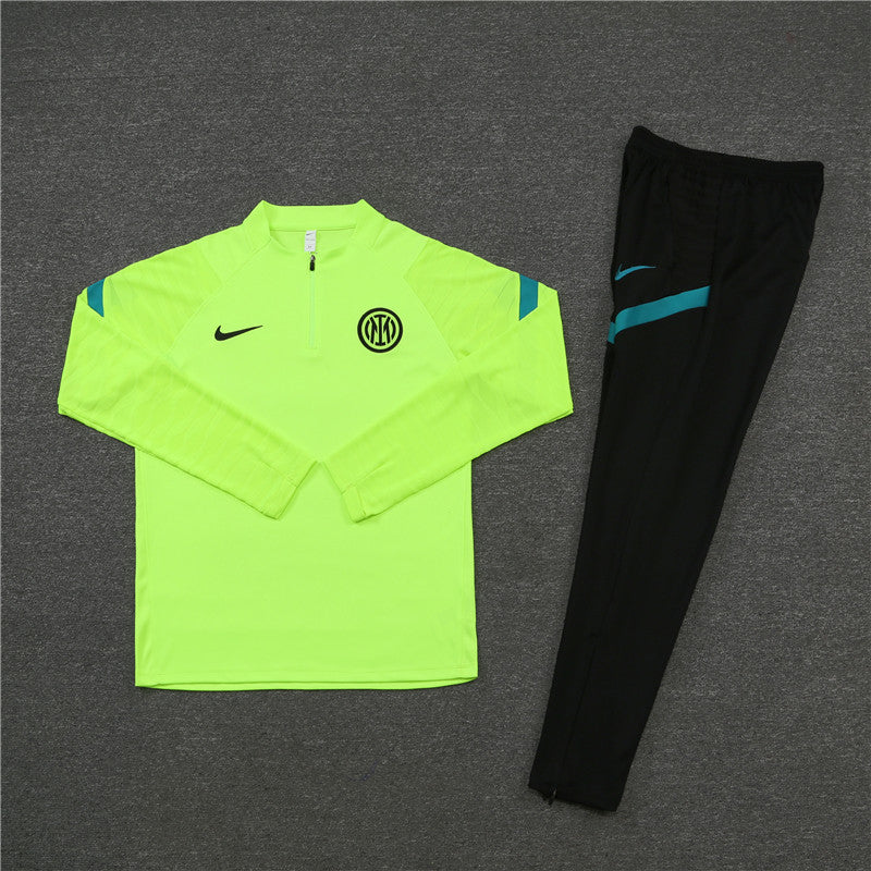 Kit de Treino Inter de Milão 2021/22 Meio Zíper