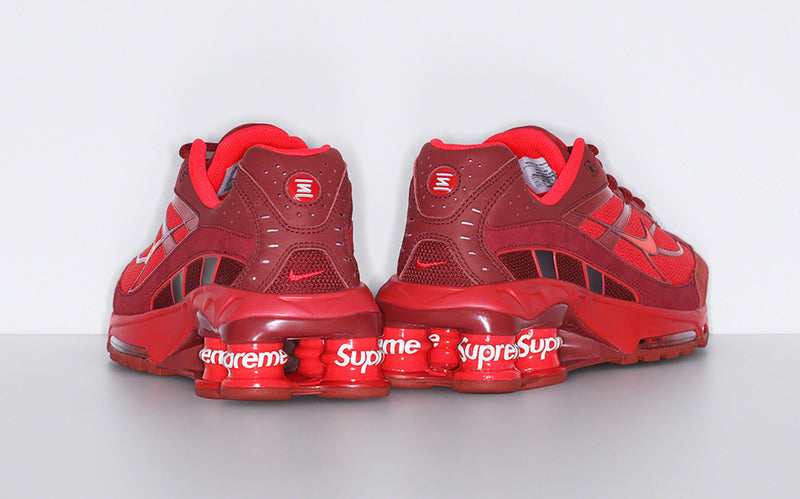 Tênis Supreme x Nike Shox Ride 2 Vermelho