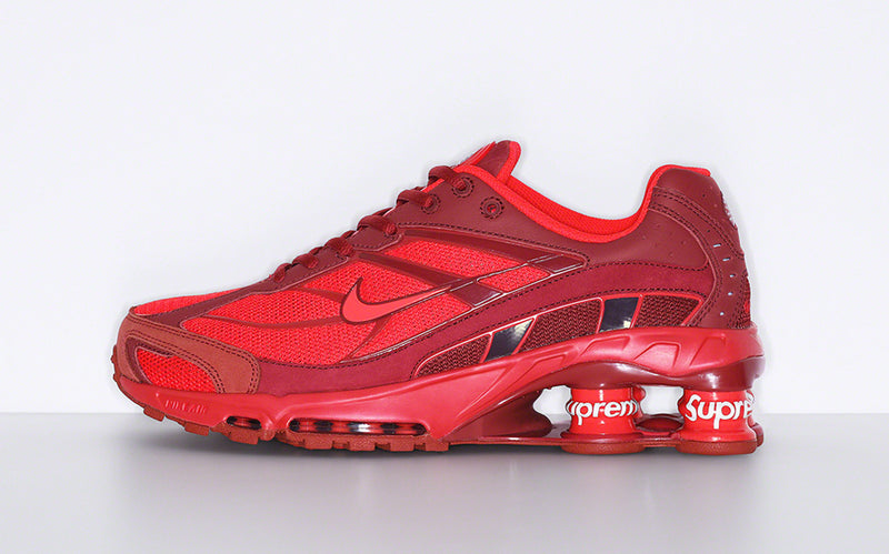 Tênis Supreme x Nike Shox Ride 2 Vermelho