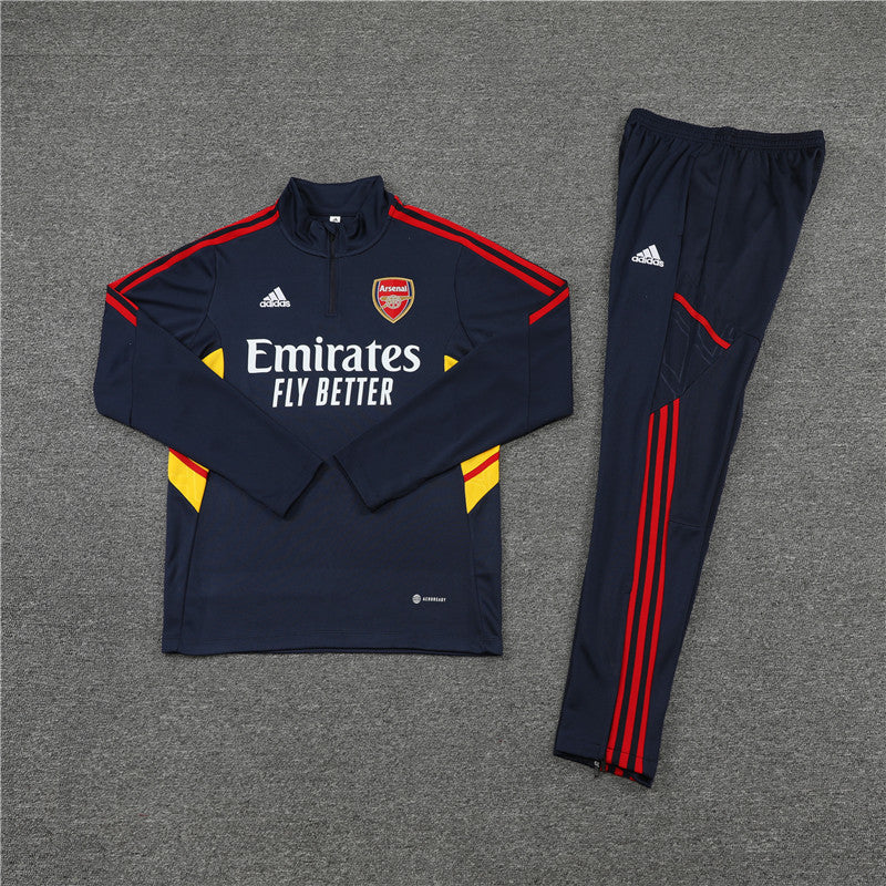 Kit de Treino Arsenal 2022/23 Meio Zíper