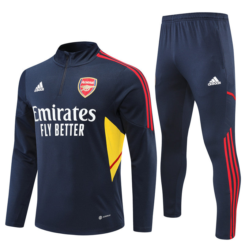 Kit de Treino Arsenal 2022/23 Meio Zíper