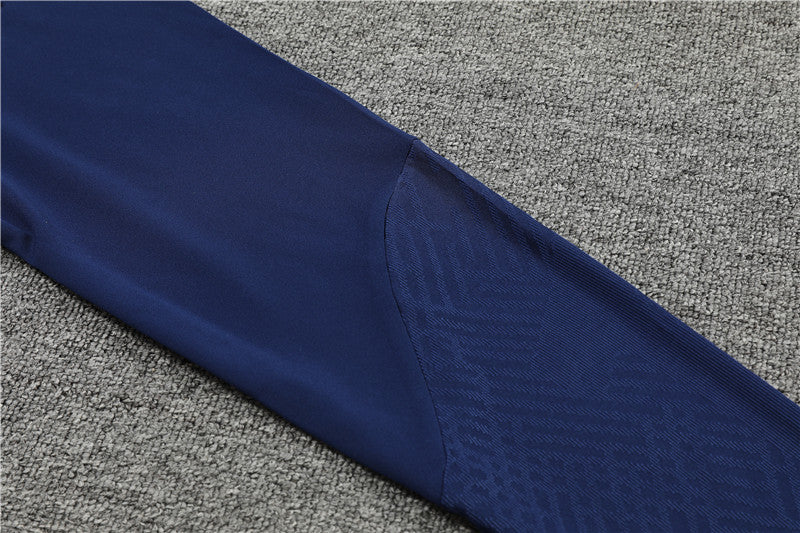 Kit de Treino PSG 2022/23 Meio Zíper Azul Escuro - Lp Sports Wear 