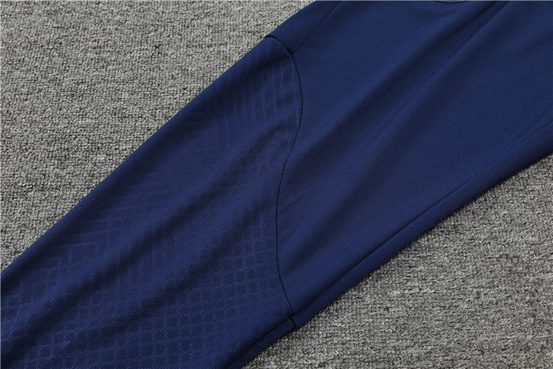 Kit de Treino PSG 2022/23 Meio Zíper Azul Escuro - Lp Sports Wear 