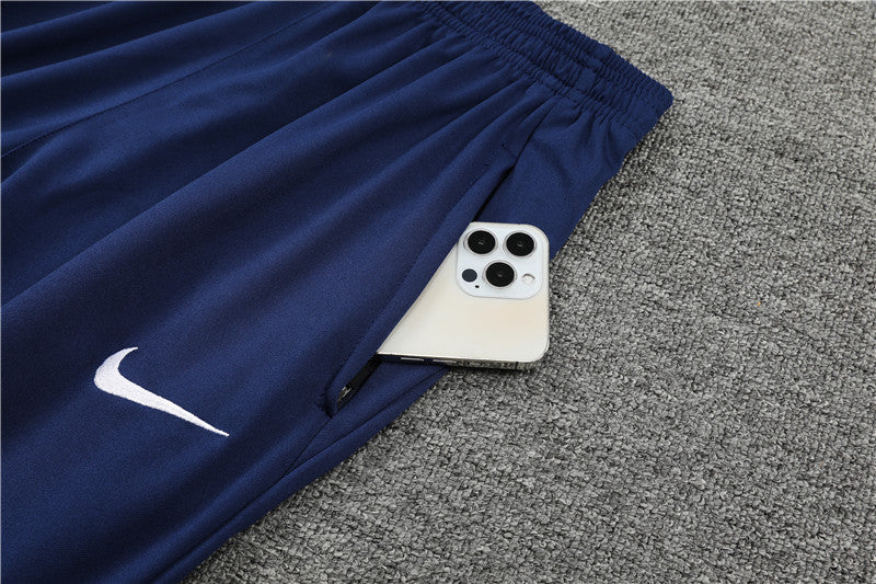 Kit de Treino PSG 2022/23 Meio Zíper Azul Escuro - Lp Sports Wear 