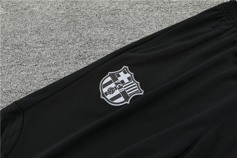 Kit de Treino Barcelona 2022/23 Meio Zíper Cinza - Lp Sports Wear 