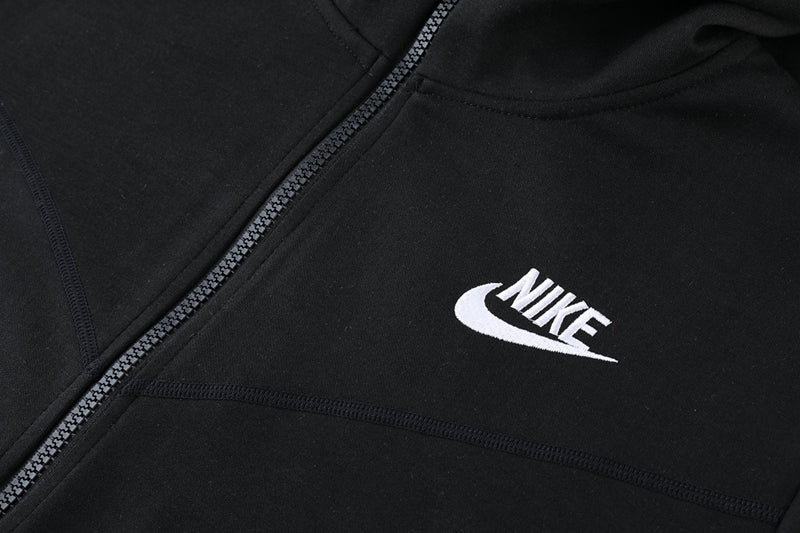 Nike Tech Fleece Preto com Logo Branca - Lp Sports Wear 