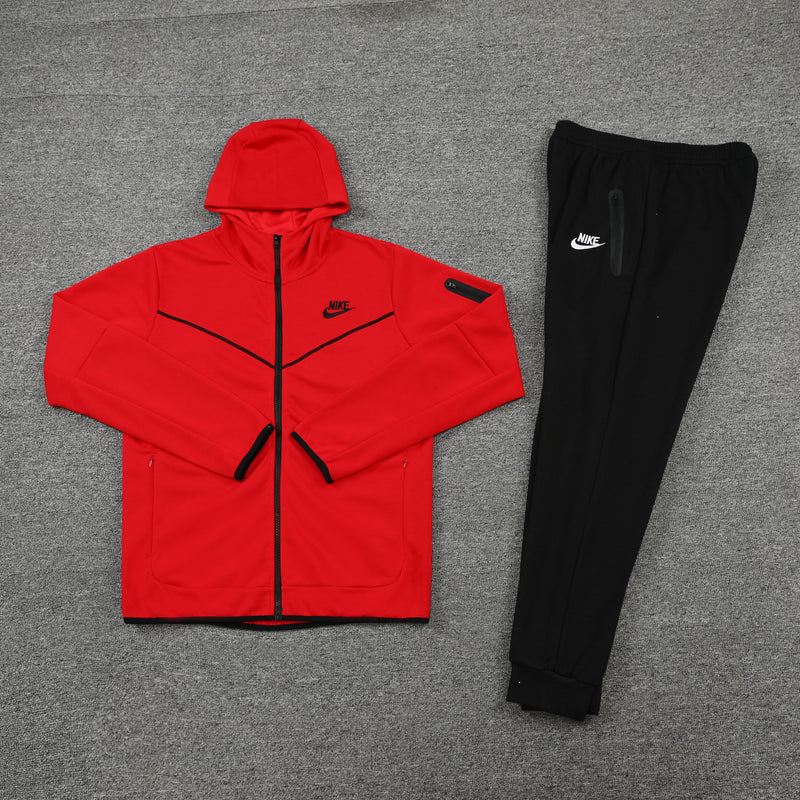 Nike Tech Fleece Vermelho e Preto - Lp Sports Wear 