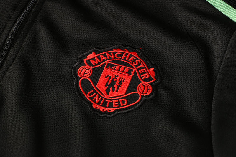 Kit de Treino Manchester United 2021/22 Meio Zíper