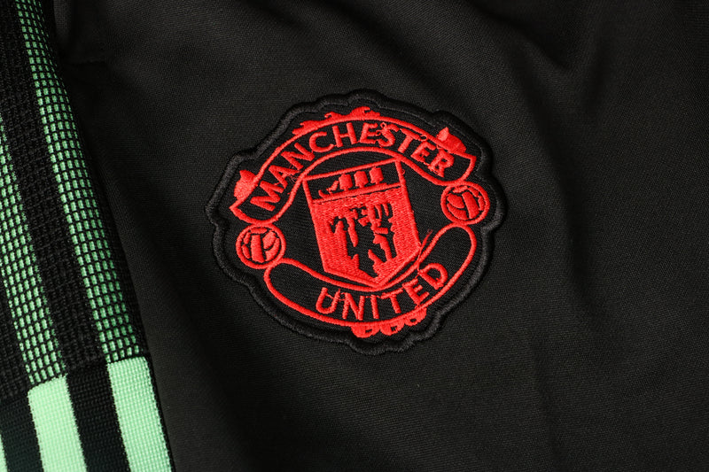 Kit de Treino Manchester United 2021/22 Meio Zíper