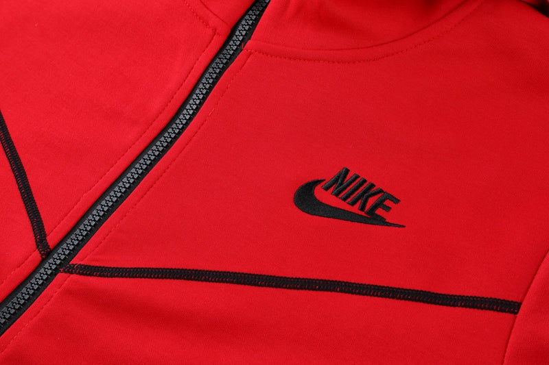 Nike Tech Fleece Vermelho e Preto - Lp Sports Wear 