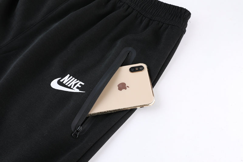 Nike Tech Fleece Preto com Logo Branca - Lp Sports Wear 