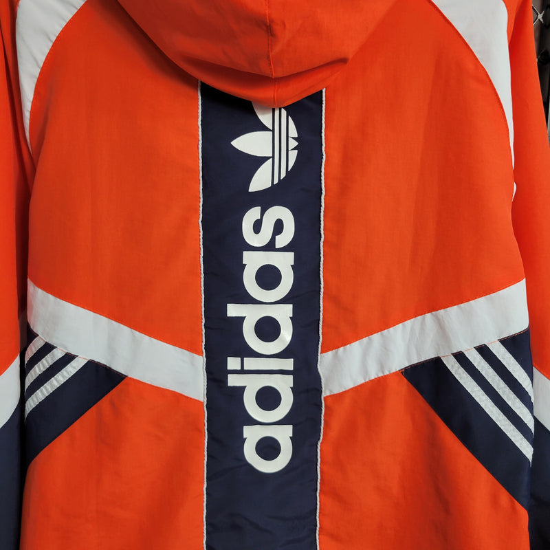 Corta Vento Adidas - Azul escuro e Laranja