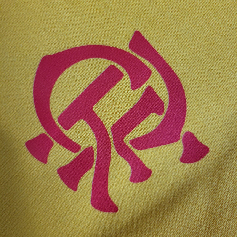 Moletom do Flamengo com capuz Amarelo