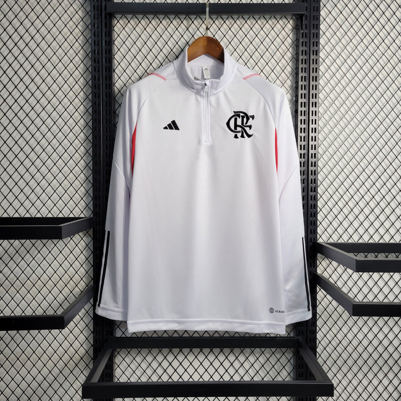 Camisa Manga Longa do Flamengo 2023/24 Branca