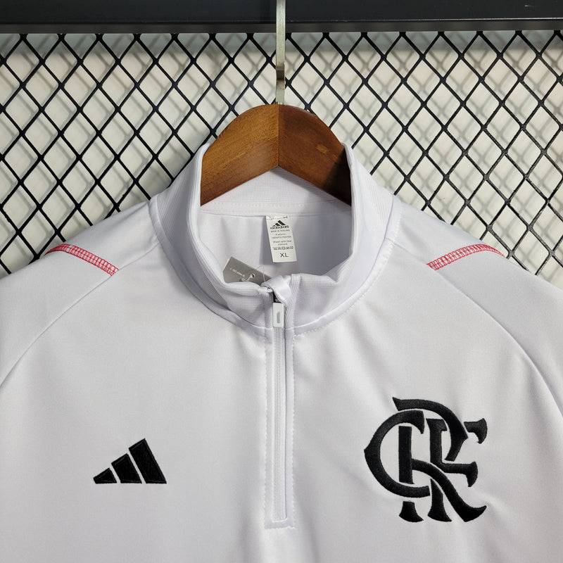 Camisa Manga Longa do Flamengo 2023/24 Branca