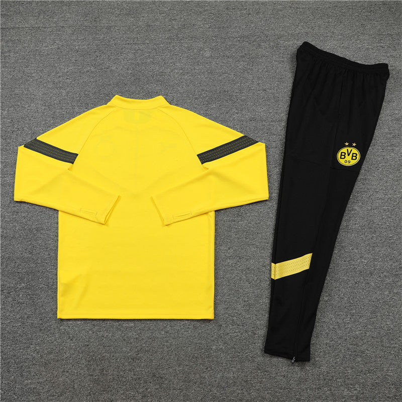 Kit de Treino Borussia Dortmund 2022/23 Meio Zíper Amarelo