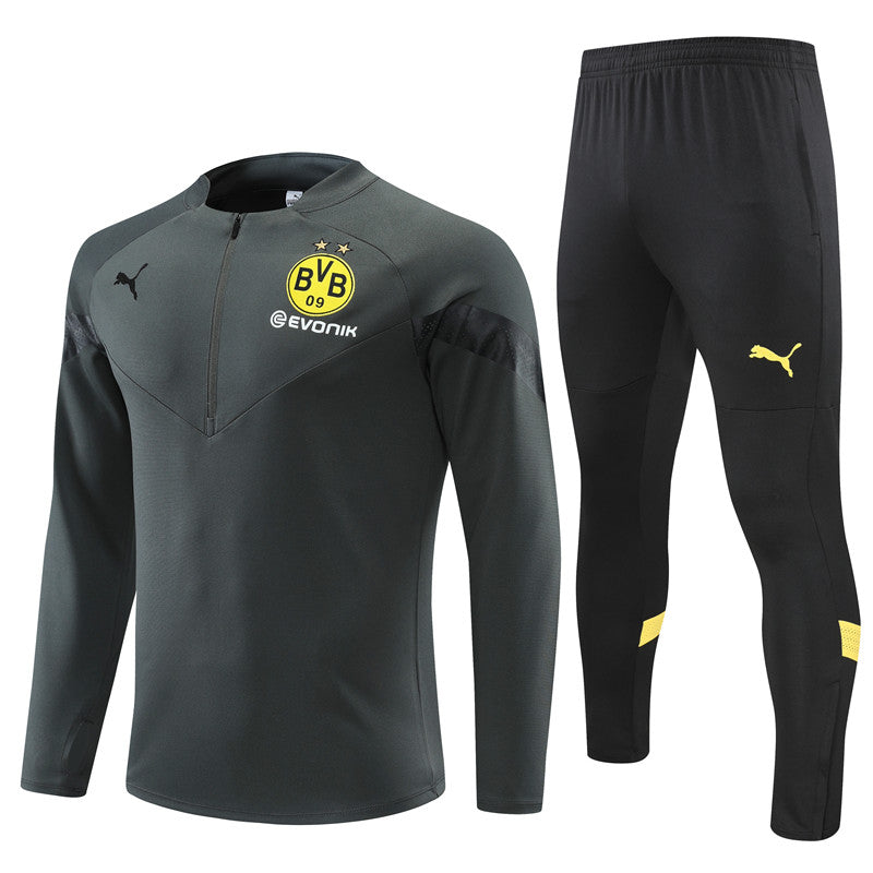 Kit de Treino Borussia Dortmund 2022/23 Meio Zíper