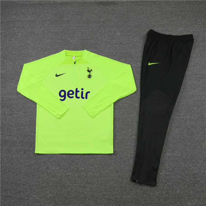 Kit de Treino Tottenham 2022/23 Meio Zíper Verde