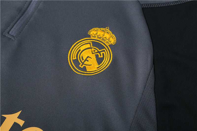 Kit de Treino Real Madrid 2023/24 Meio Zíper