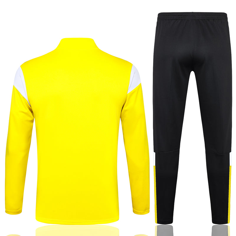 Kit de Treino Borussia Dortmund 2023/24 Meio Zíper Amarelo