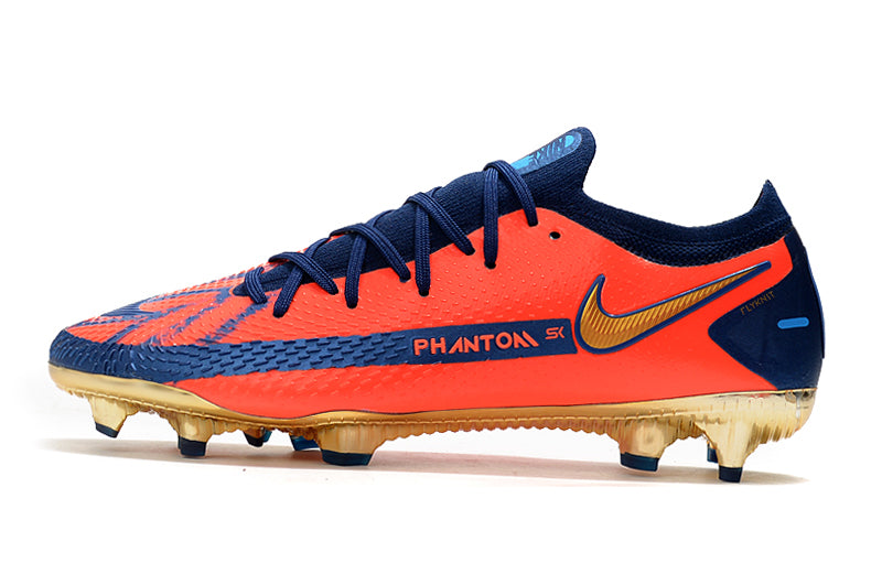 Chuteira Campo Nike Phantom GT2 Elite Vermelho e Azul