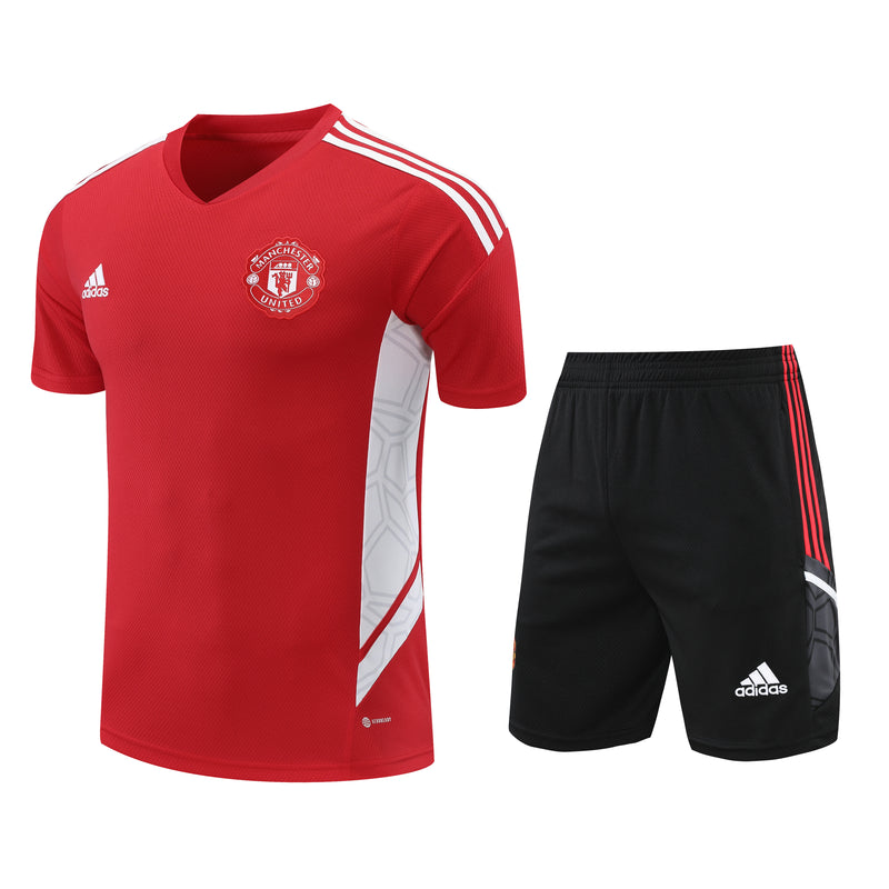 Camisa e Short Manchester United Treino 22/23