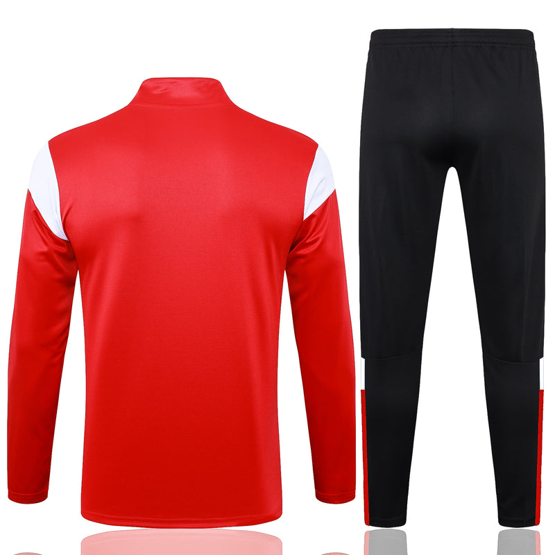 Kit de Treino Ac Milan 2023/24 Meio Zíper