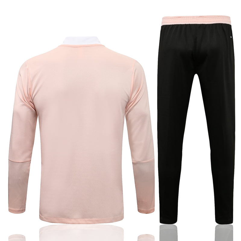 Kit de Treino Juventus 2021/22  Meio Zíper Rosa