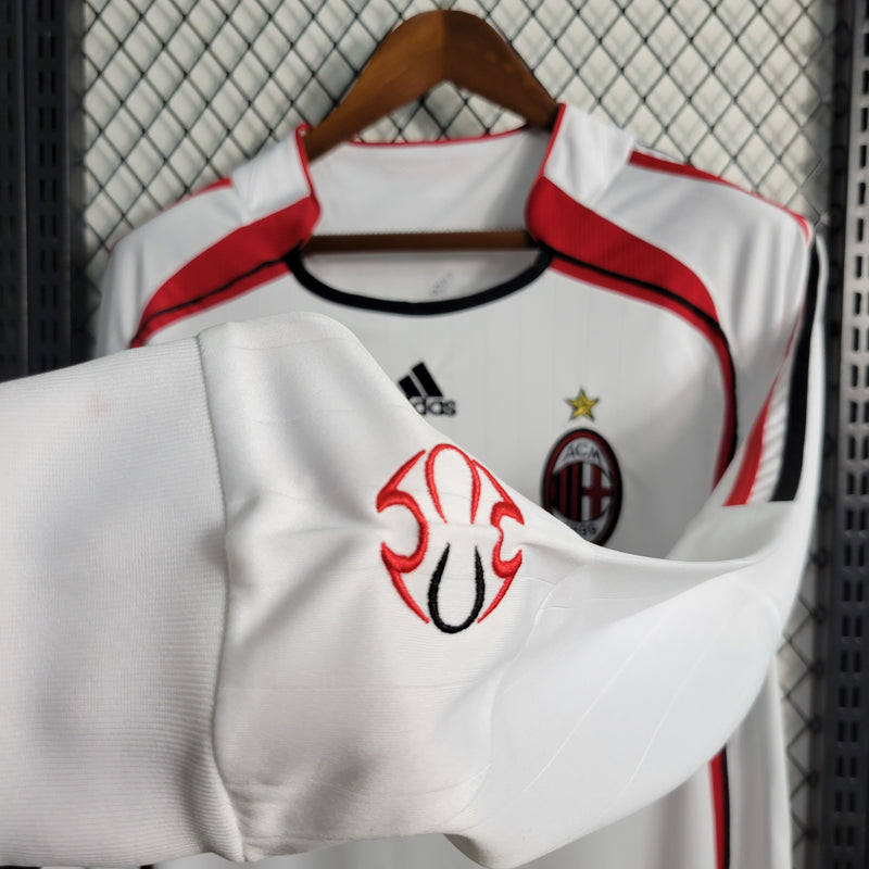 Camisa Manga Longa Retrô Ac Milan Retrô 2006/2007 Away - Lp Sports Wear 