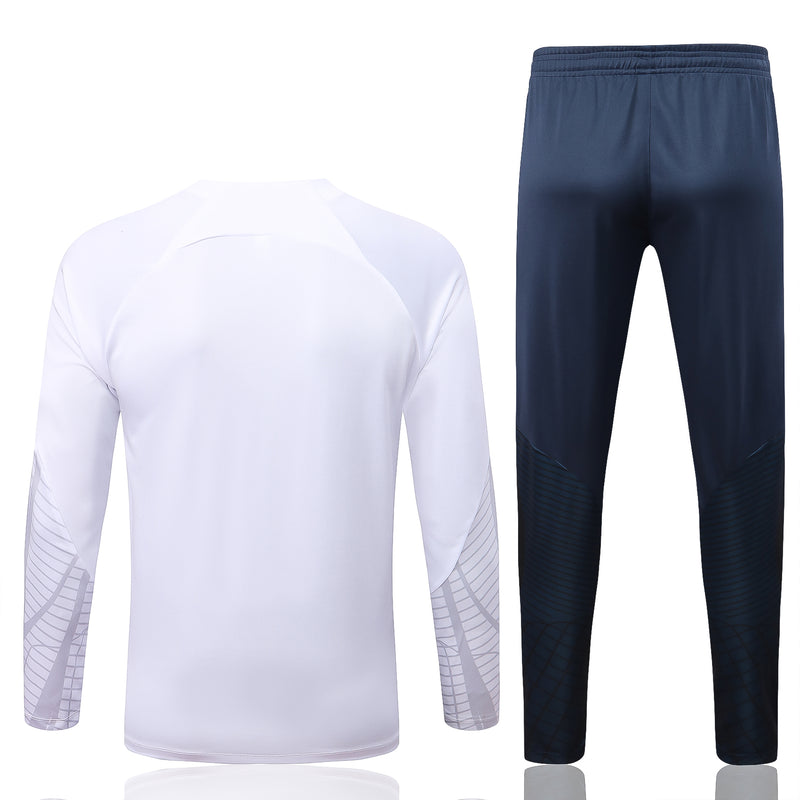 Kit de Treino França 2022/23 Meio Zíper Branco